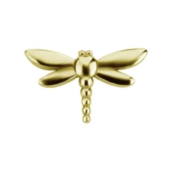 Nakrętka push in - ważka - złota - PI-034