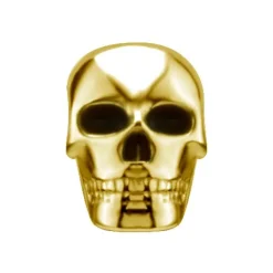 Nakrętka złoto 18K - czaszka - GD18K-009