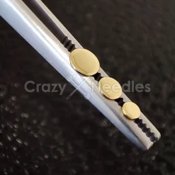 Nakrętka złoto 18K - złoty dysk - GD18K-001