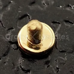 Nakrętka złoto 18K - złoty dysk - GD18K-001