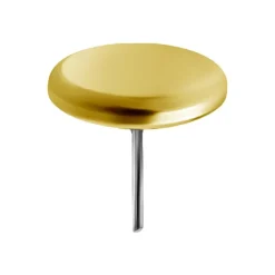 Nakrętka złoto 18K dysk - złoty - GD18K-037