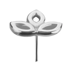 Nakrętka złoto 18K ozdobna - białe złoto - GD18K-036