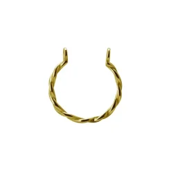 Obręcz ozdobna do sztangi - złoty - D-002