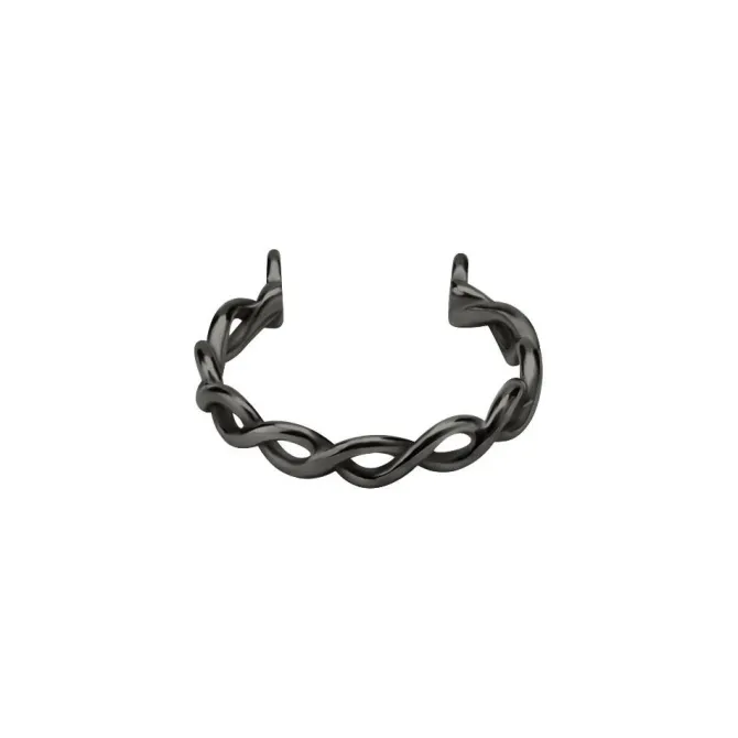 Obręcz ozdobna do sztangi - czarny - D-002