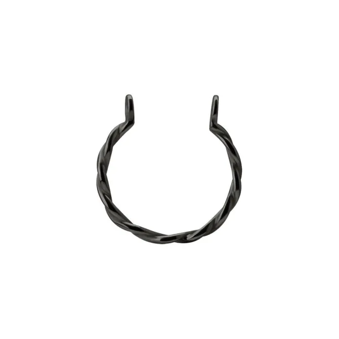 Obręcz ozdobna do sztangi - czarny - D-002