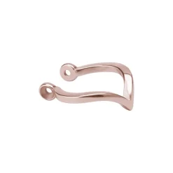 Obręcz ozdobna do sztangi - różowe złoto - D-001