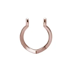 Obręcz ozdobna do sztangi - różowe złoto - D-001
