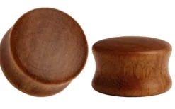 Plug drewniany brązowy - ORGANIC - PT-031