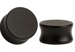 Plug drewniany czarny - ORGANIC - PT-029