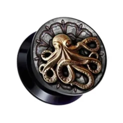 Plug ozdobny z ośmiornicą - PT-123