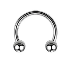 Podkowa - klasyczna srebrna - P-001