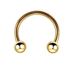 Podkowa - klasyczna złota - P-001