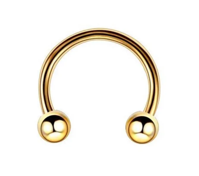 Podkowa - klasyczna złota - P-001