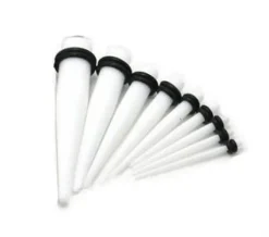 Rozpychacz taper - komplet 9 sztuk biały (1,6-10 mm) - RZT02