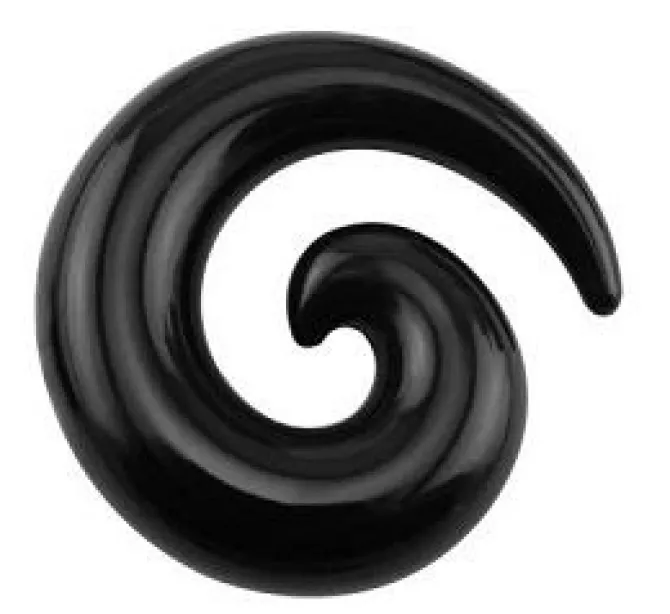 Spirala do uszu - czarna- RS01