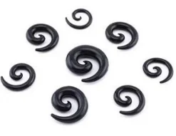Spirala do uszu - czarna- RS01