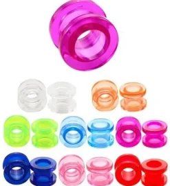 Tunel akrylowy przezroczysty odkręcany fioletowy - PT-073