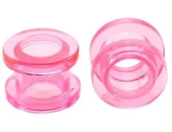 Tunel akrylowy przezroczysty odkręcany różowy - PT-073