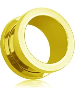 Tunel klasyczny odkręcany złoty - PT-068