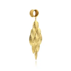 Tunel ozdobny długi - złoty - PT-169