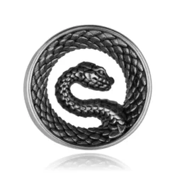 Tunel siodłowy - wąż - srebrny - PT-036