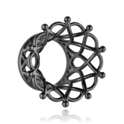 Tunel siodłowy ażurowy - czarny - PT-186