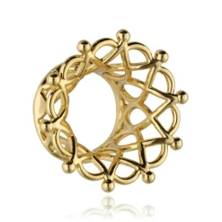 Tunel siodłowy ażurowy - złoty - PT-186