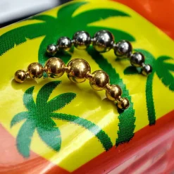 Tytanowa nakrętka - cluster - złoty - TNA-036