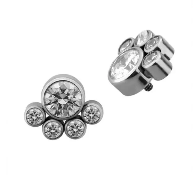 Tytanowa nakrętka - ozdobna - TNA-048