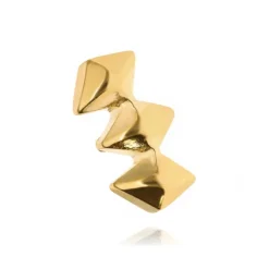 Tytanowa nakrętka cluster - złota - TNA-013