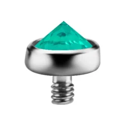 Tytanowa nakrętka Dermal morska 2 Premium Zirconia - TNA-058