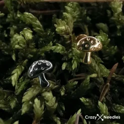 Tytanowa nakrętka grzybek - srebrna - TNA-090