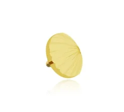 Tytanowa nakrętka muszla - złota - TNA-078