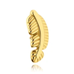 Tytanowa nakrętka piórko - złoty - TNA-207