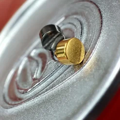 Tytanowa nakrętka srebrna dysk - TNA-023