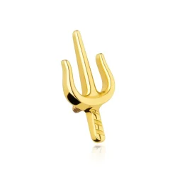 Tytanowa nakrętka trójząb - złota - TNA-056