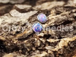 Tytanowa nakrętka z opalem OP38 - TNA-007