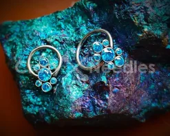 Tytanowe kółko BCR - ozdobne - TK-028