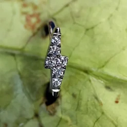 Tytanowe kółko clicker błyskawica - TK-020