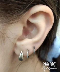 Tytanowe kółko ozdobne CLICKER typu D-RING - TK-050