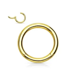 Tytanowe kółko złote segment CLICKER - TK-001