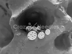 Tytanowy labret ozdobny - TGW-013