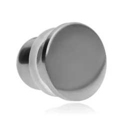 Tytanowy plug z o-ringiem - srebrny - PT-020