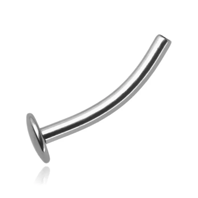 Tytanowy pręcik banan z stopką - TCZ-017